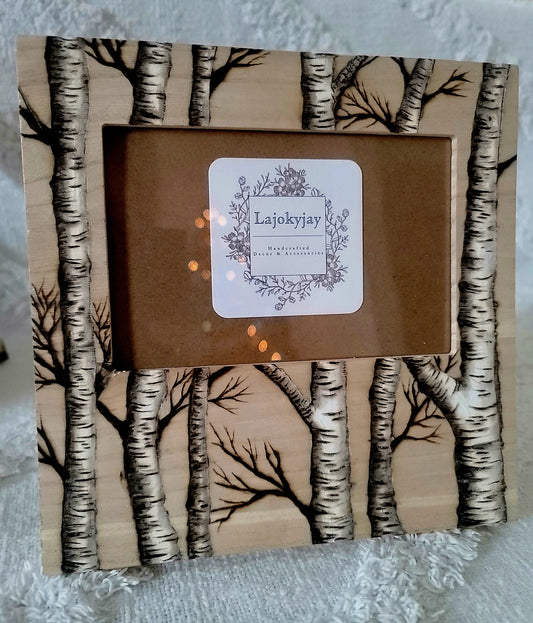 White Birch Painted Frame