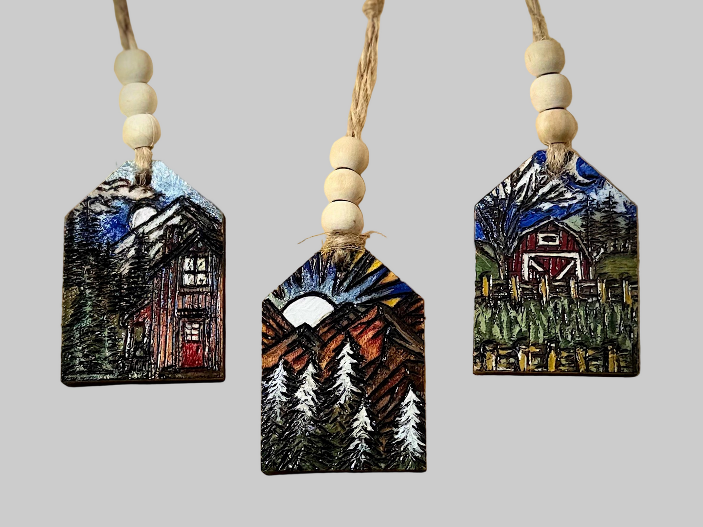 Country Gift Tag Trio