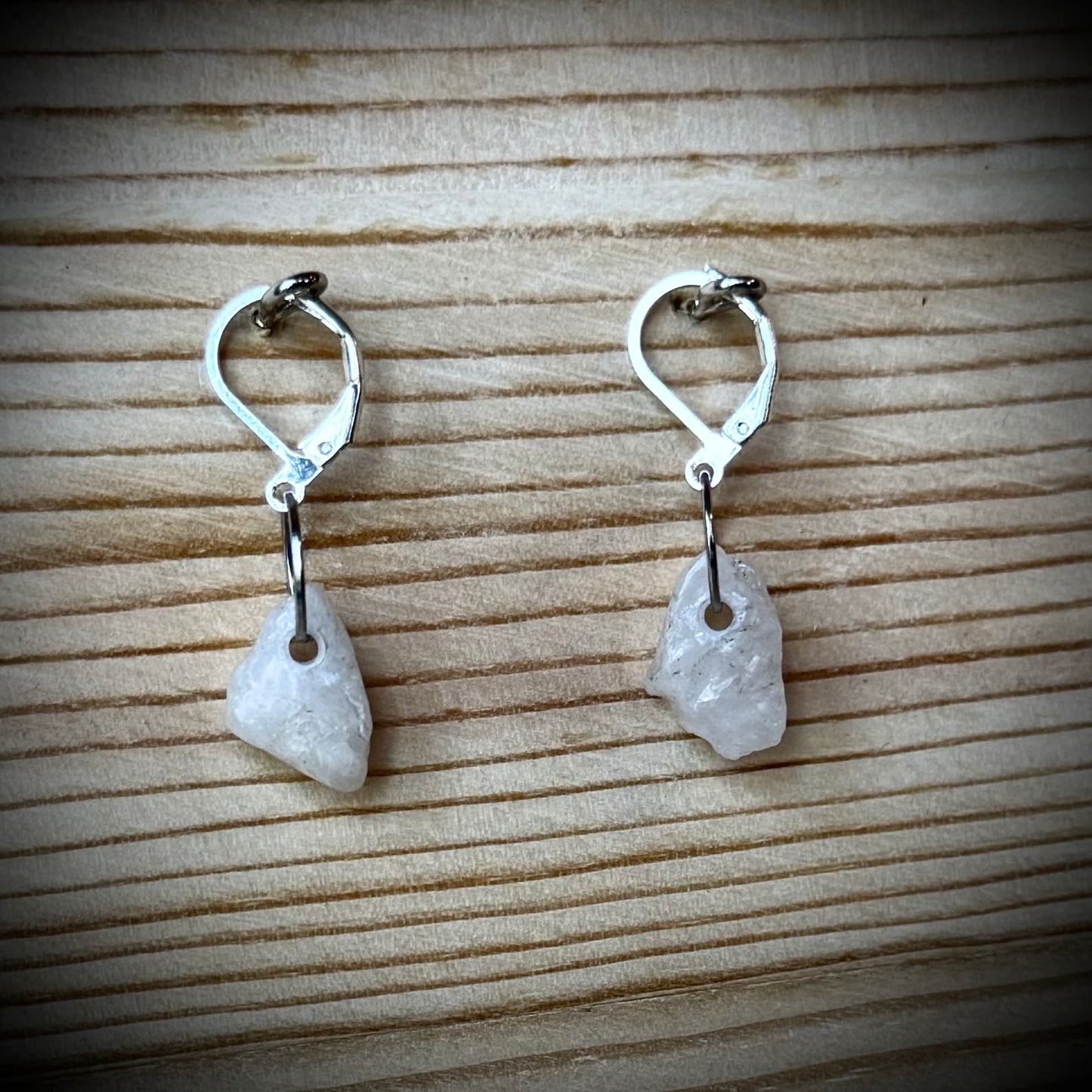 Assorted Vermont River Rock Dangle Earrings
