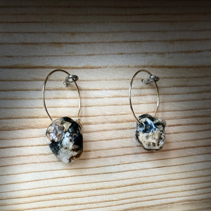 Assorted Vermont River Rock Dangle Earrings