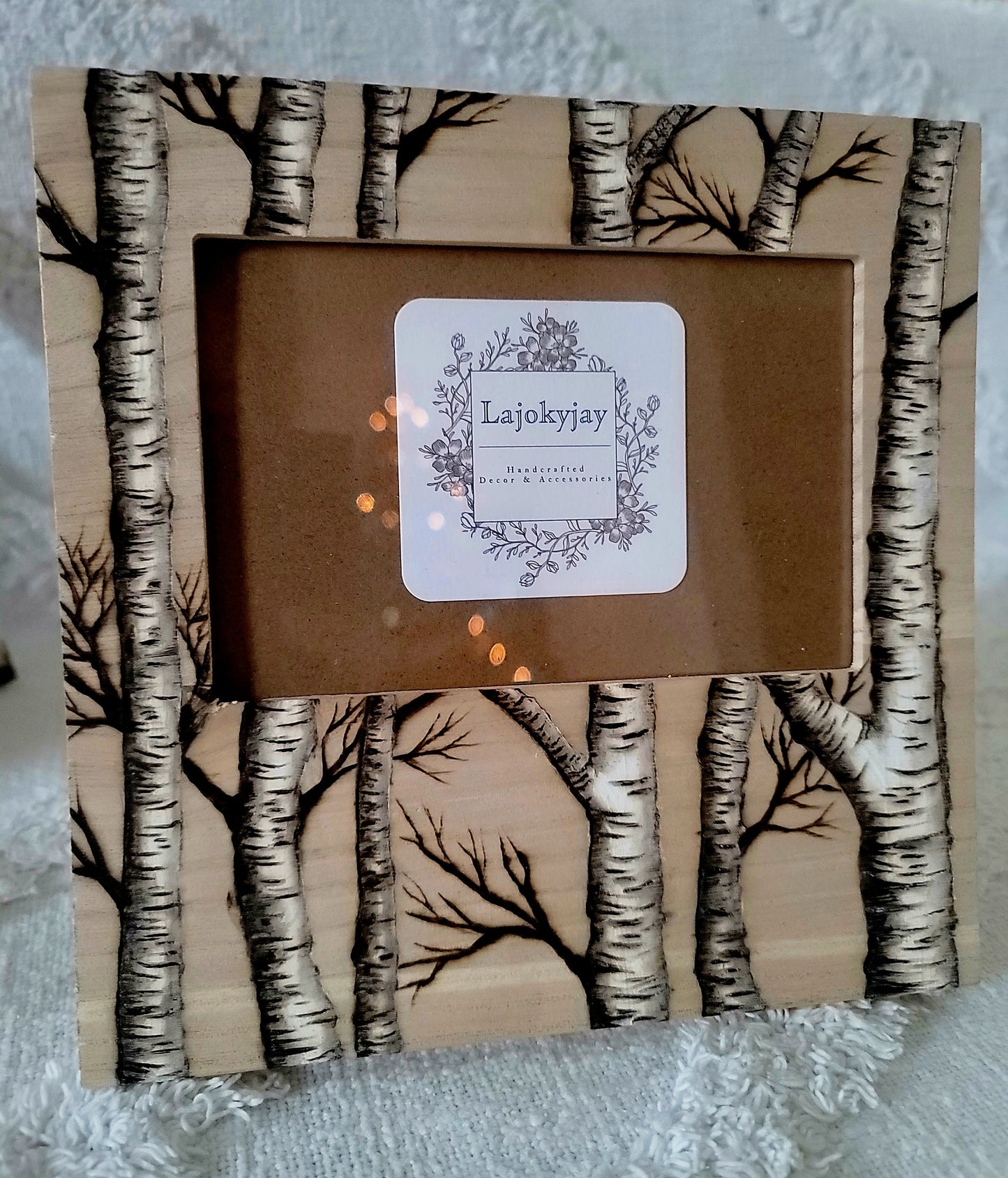 White Birch Painted Frame
