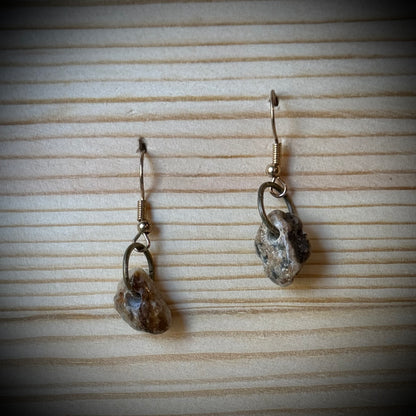 Assorted Vermont River Rock Dangle Earrings