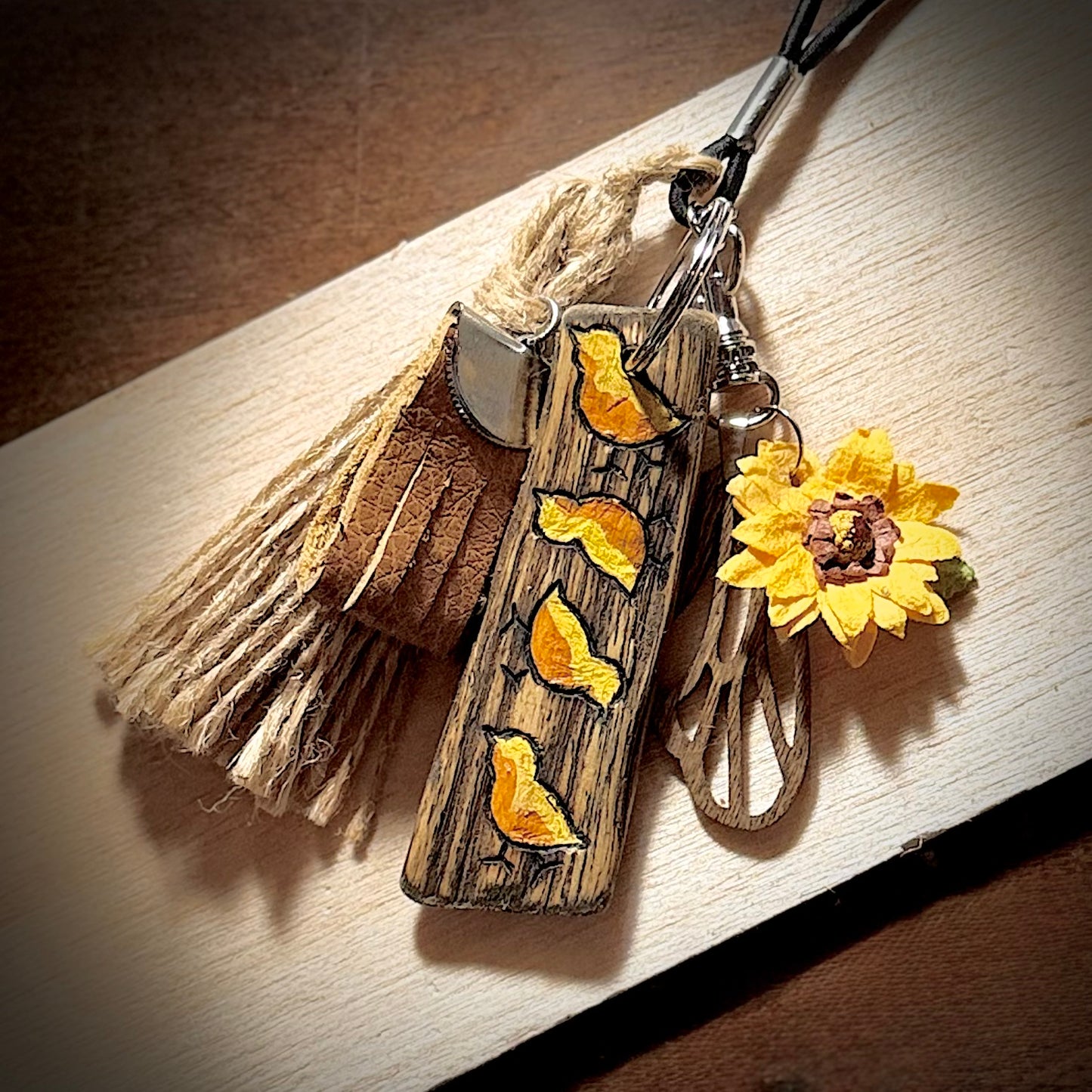 Country Duck Cluster Keychain & Bag Charm
