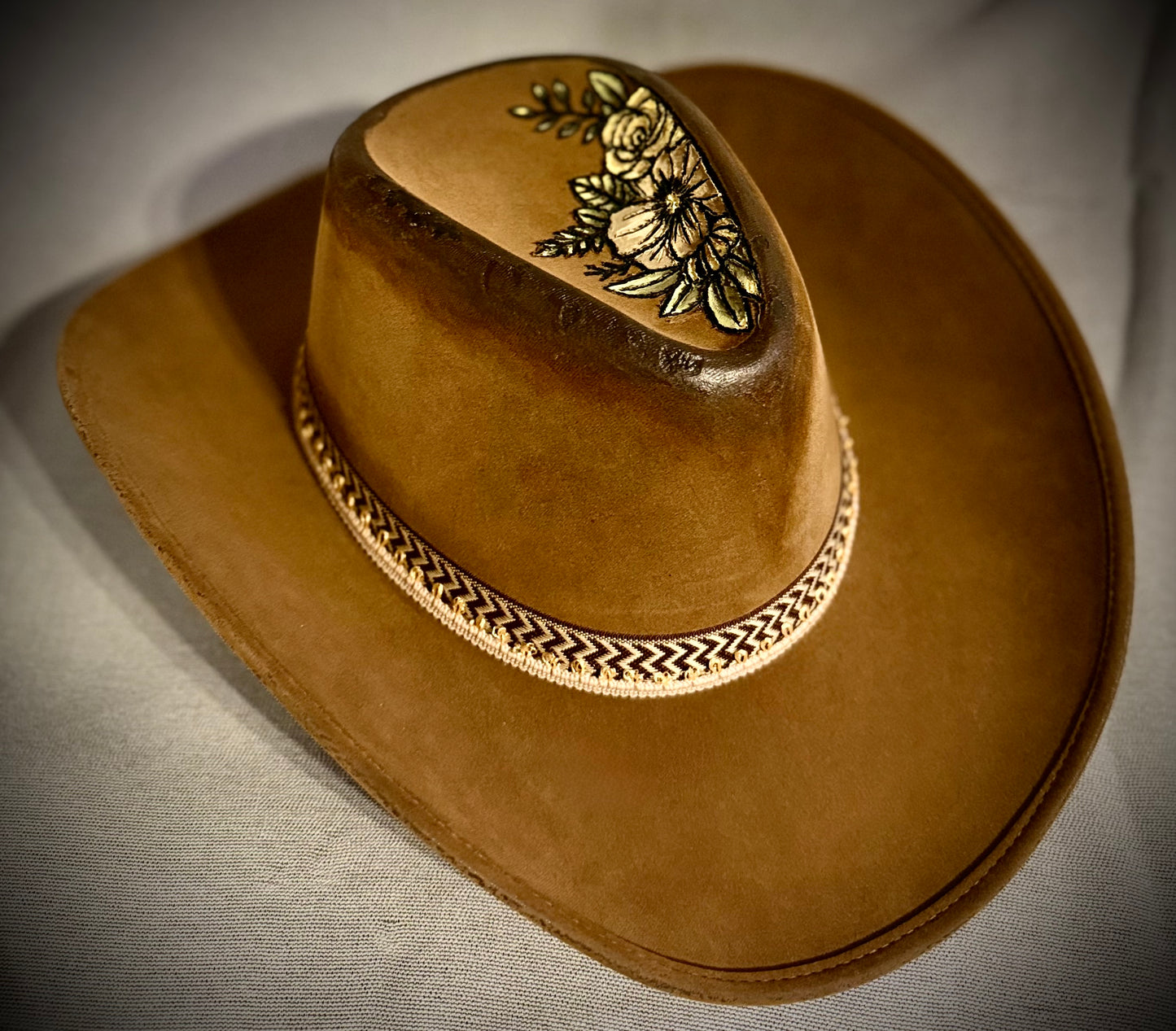 Floral ‘Stay Wild’ Cowboy Hat