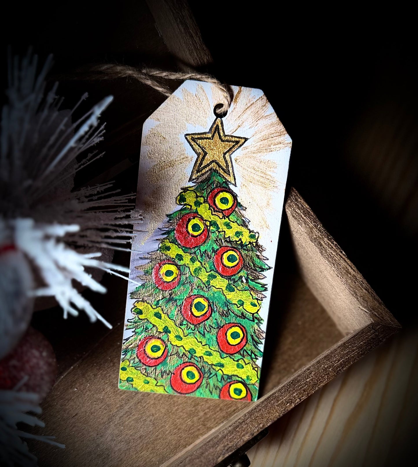 Christmas Tree Gift Tag
