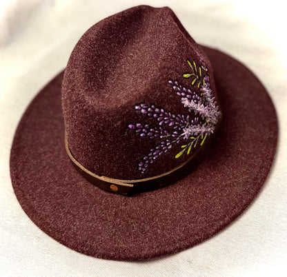 Purple Lavender Fedora