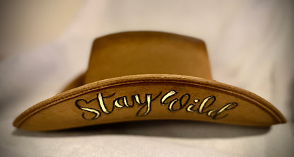 Floral ‘Stay Wild’ Cowboy Hat