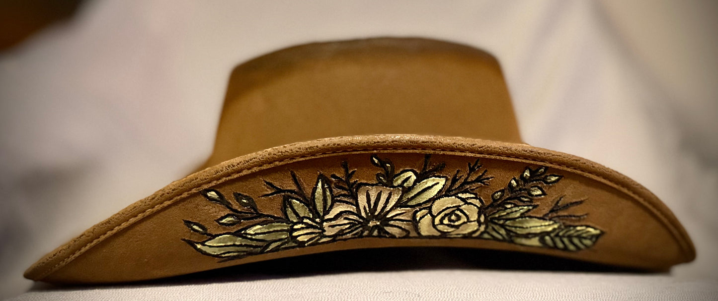 Floral ‘Stay Wild’ Cowboy Hat