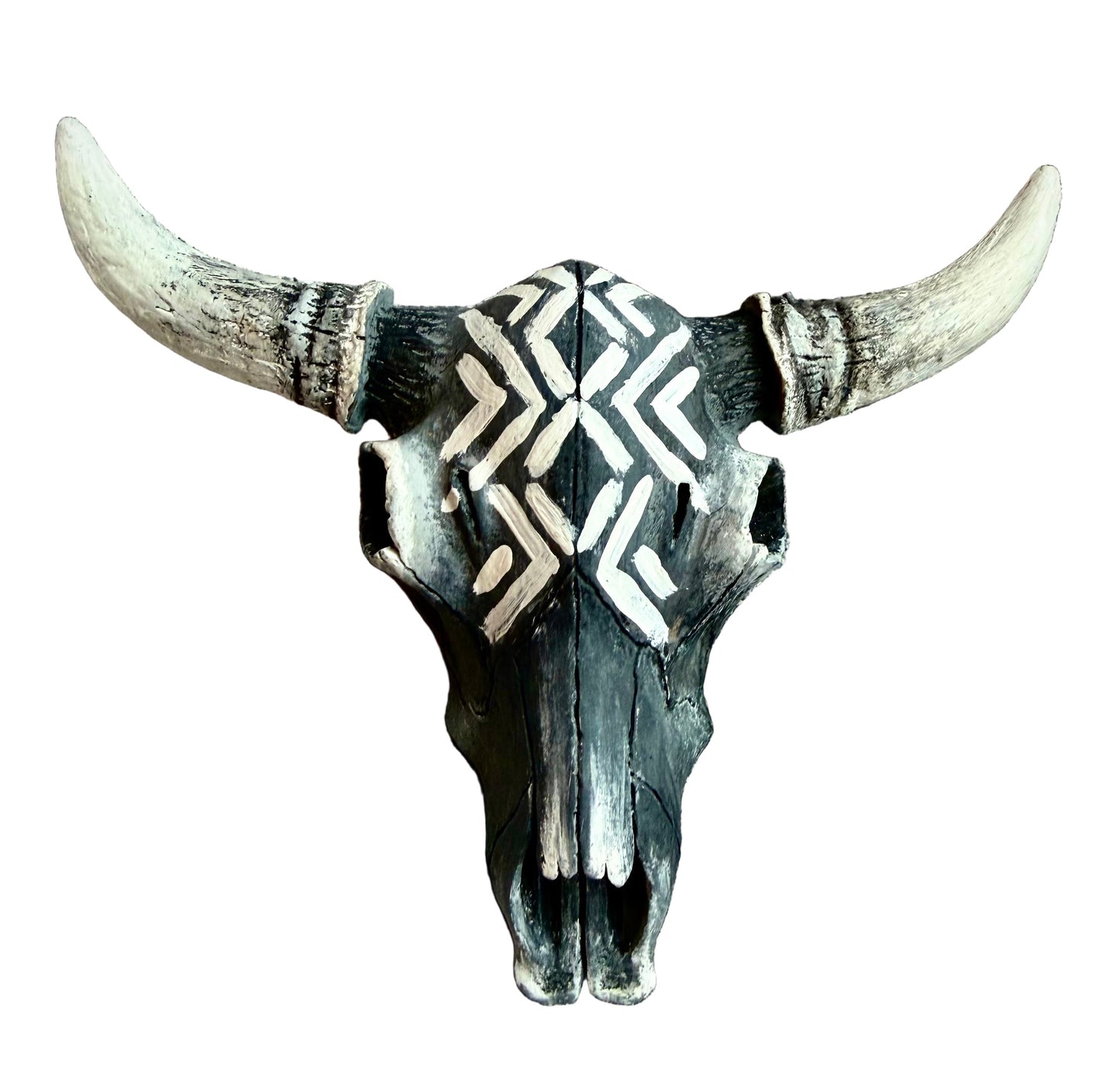 Mini Native Painted Cow Skull