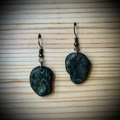Assorted Vermont River Rock Dangle Earrings