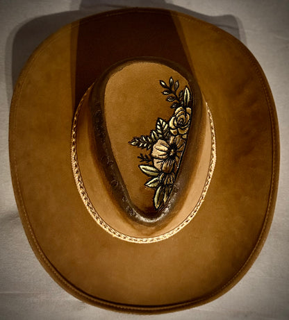 Floral ‘Stay Wild’ Cowboy Hat