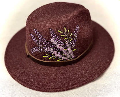 Purple Lavender Fedora
