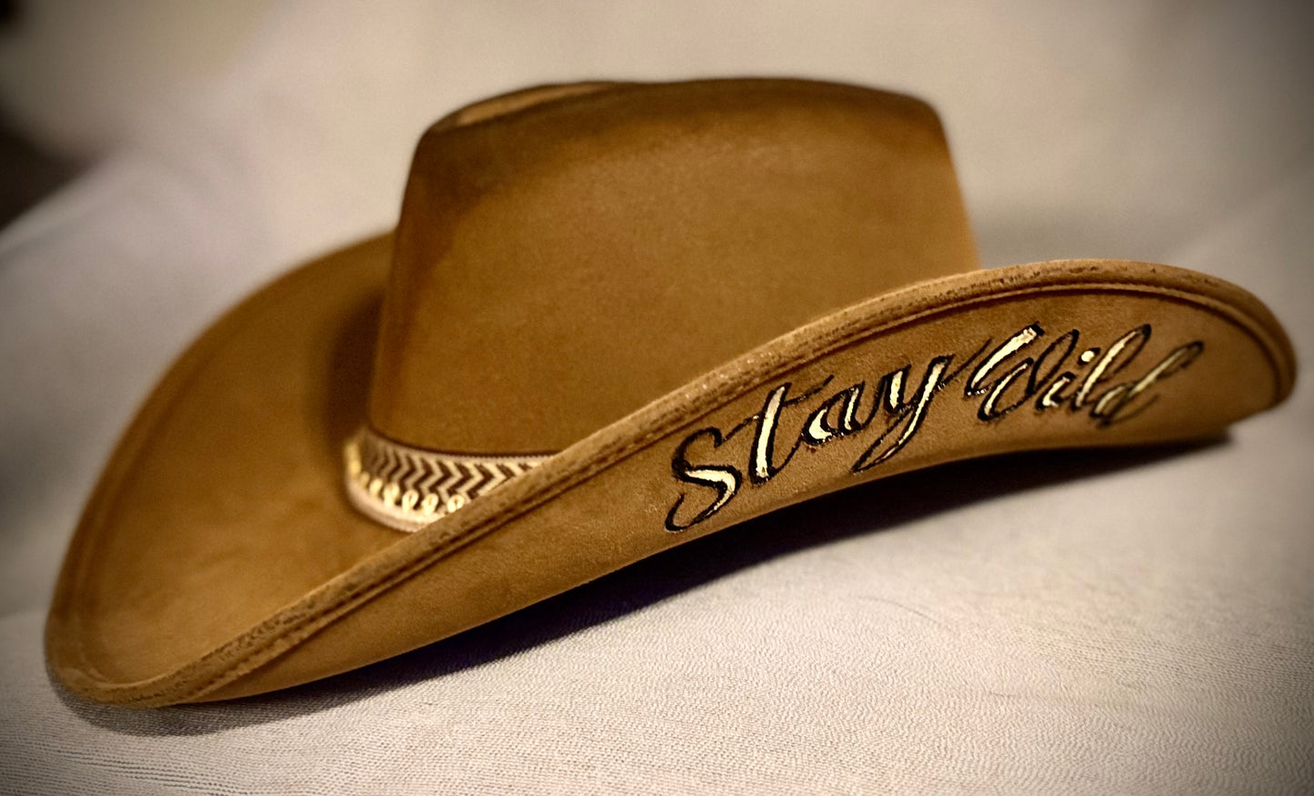 Floral ‘Stay Wild’ Cowboy Hat