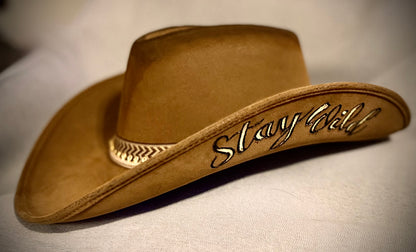 Floral ‘Stay Wild’ Cowboy Hat