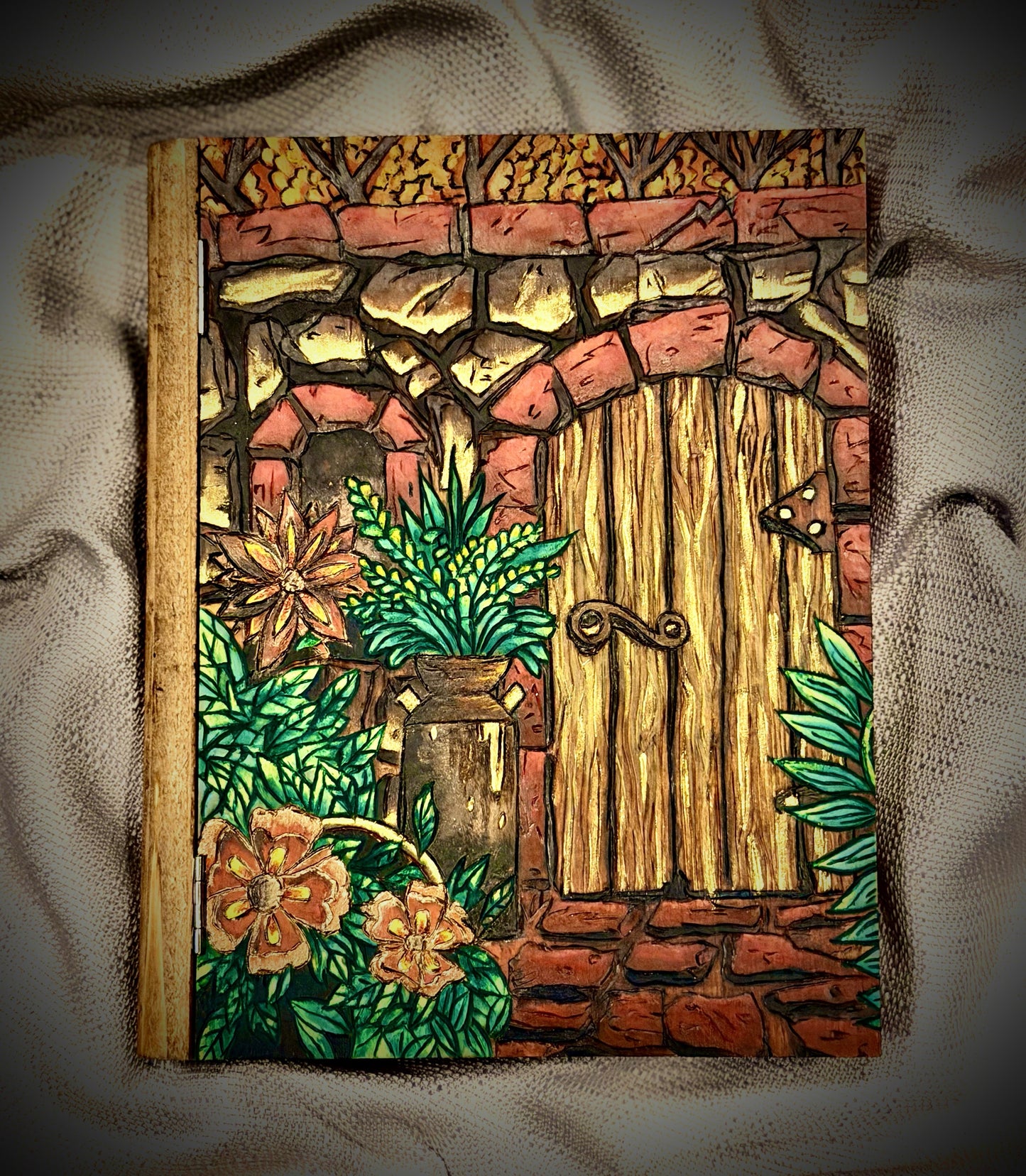 Wood Garden Book Box