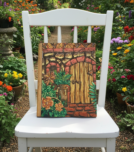 Wood Garden Book Box