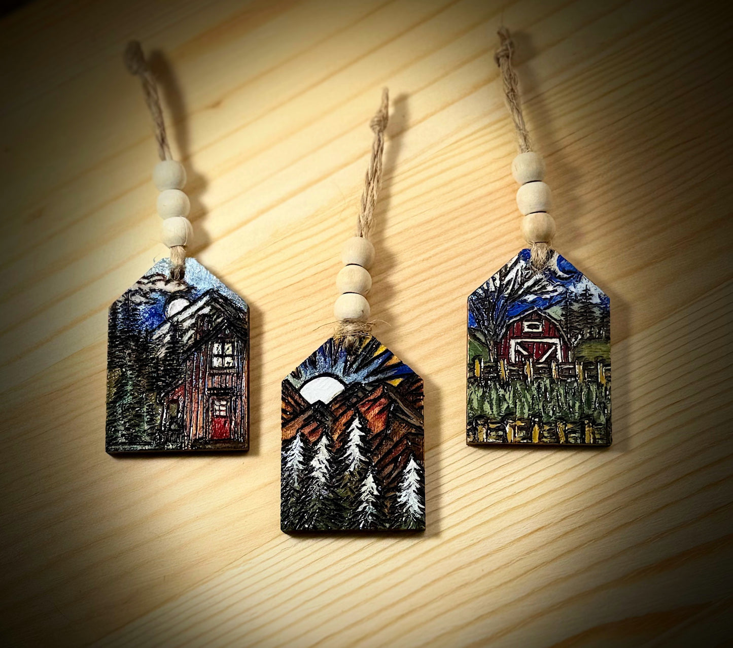 Country Gift Tag Trio