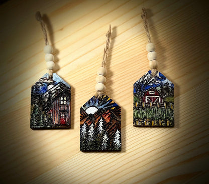 Country Gift Tag Trio